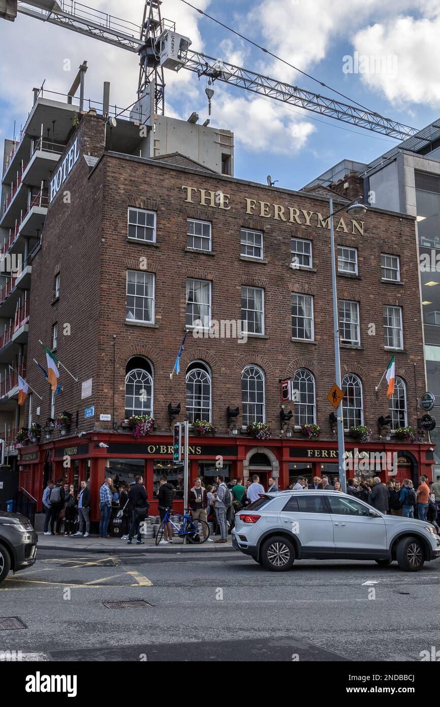 Die Ferryman Bar Dublin Irland Stockfoto