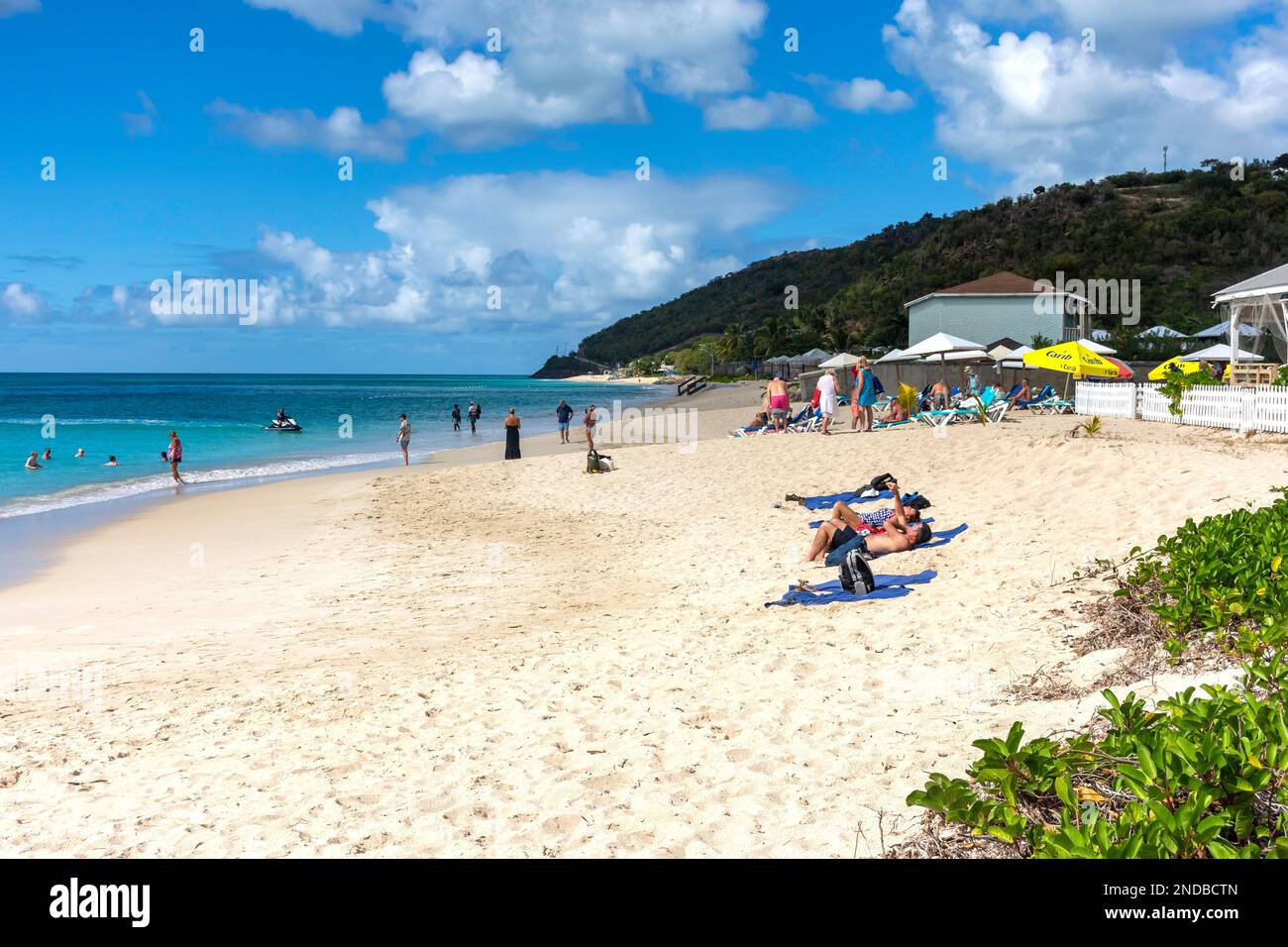 Turners Beach, St. Marys, Antigua, Antigua und Barbuda, kleine Antillen, Karibik Stockfoto