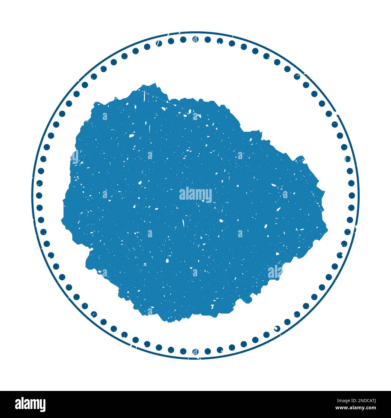 Aufkleber La Gomera. Reise-Stempel mit Karte der Insel, Vektordarstellung. Kann als Abzeichen, Logo, Label, Aufkleber oder Abzeichen des La G verwendet werden Stock Vektor