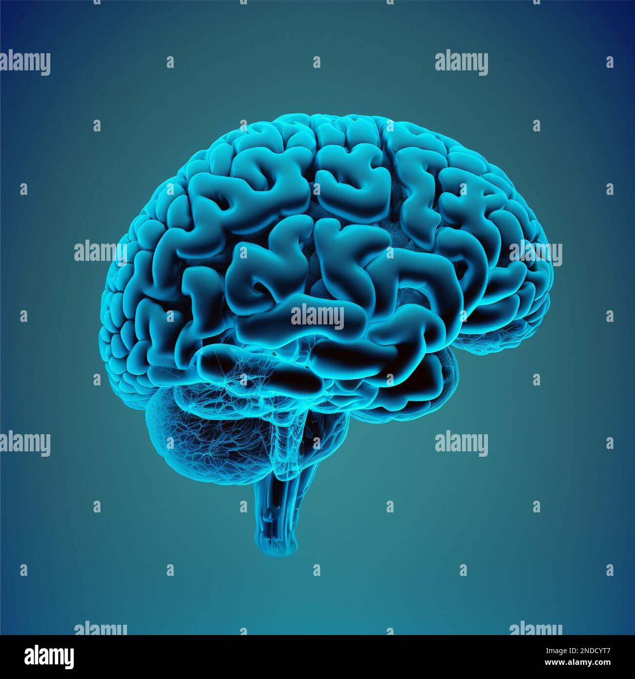 Künstliche Intelligenz, Data Mining, Deep Learning, moderne Computertechnologien. Futuristische Innovation In Der Cyber-Technologie. ps 10 Stockfoto