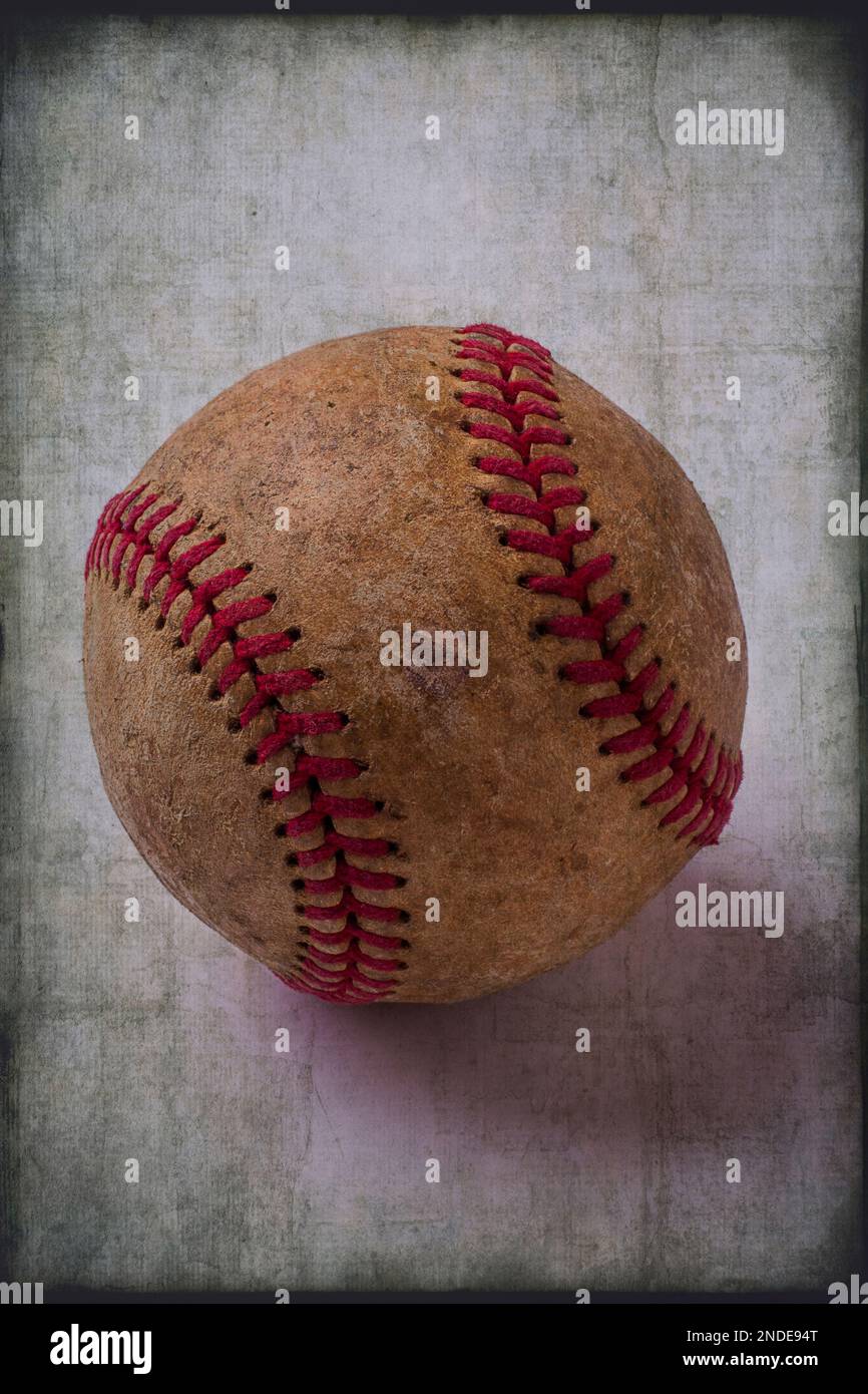 Alten Baseball Stockfoto