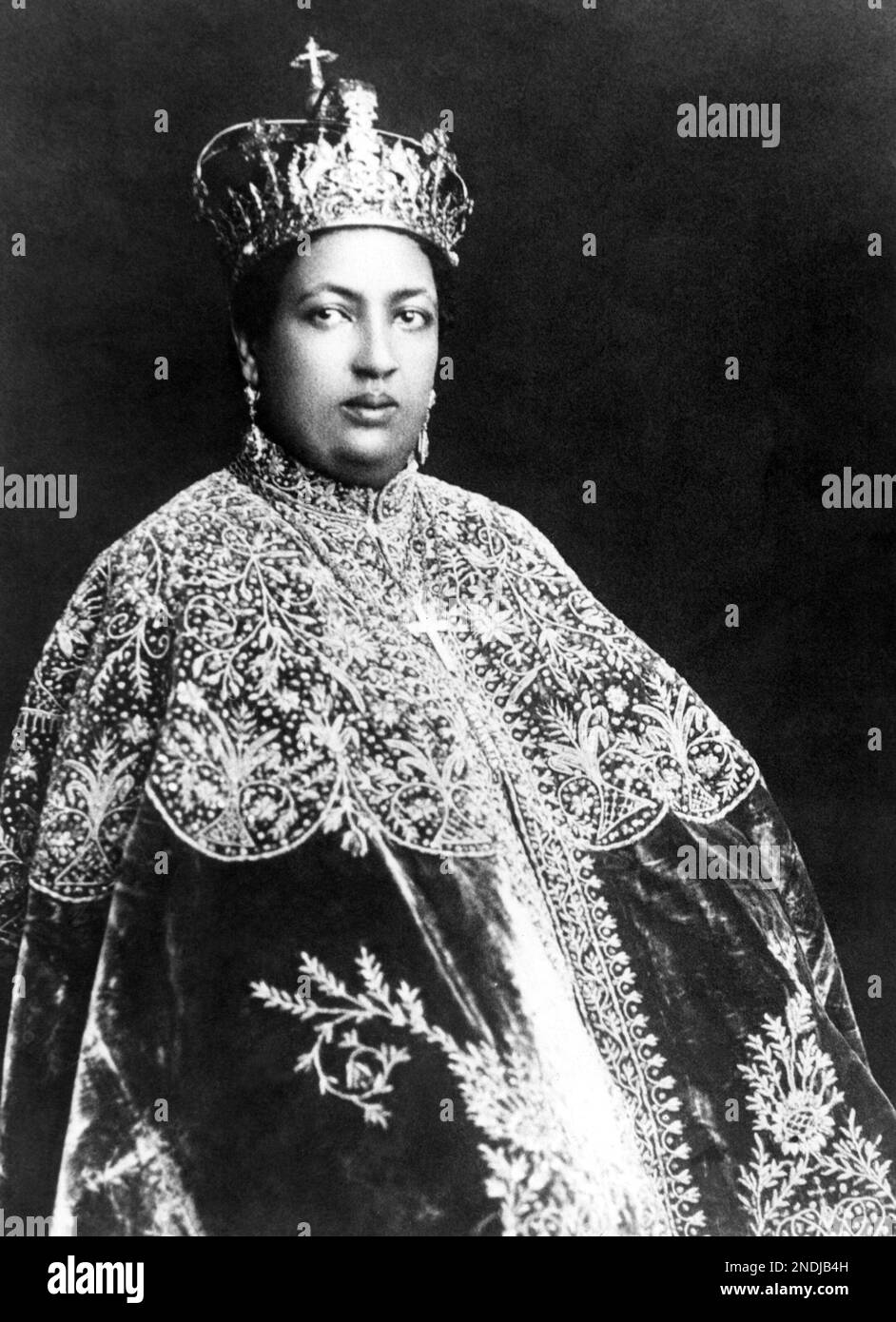 Wiezero Manen, wife of Ras Tafari, who will be crowned Empress of ...