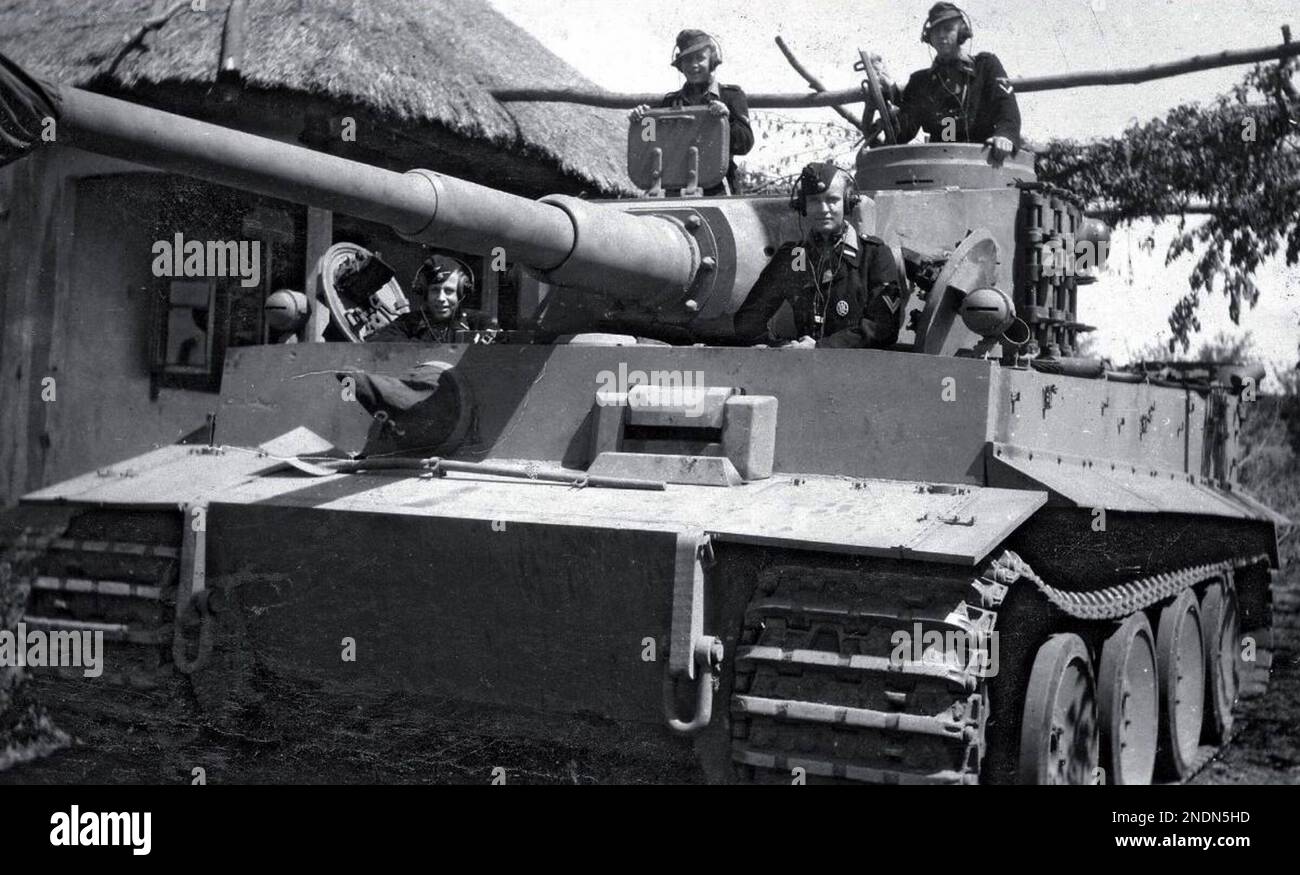 3. ss Totenkopf, Ostfront 1943. Stockfoto