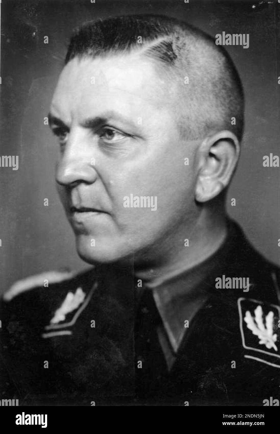 Kz-Inspektor Theodor Eicke. Photo Bundesarchiv, Bild 183-W0402-503/CC-BY-SA 3,0, CC BY-SA 3,0 de, https://commons.wikimedia.org/w/index.php?curid=5371148 Stockfoto