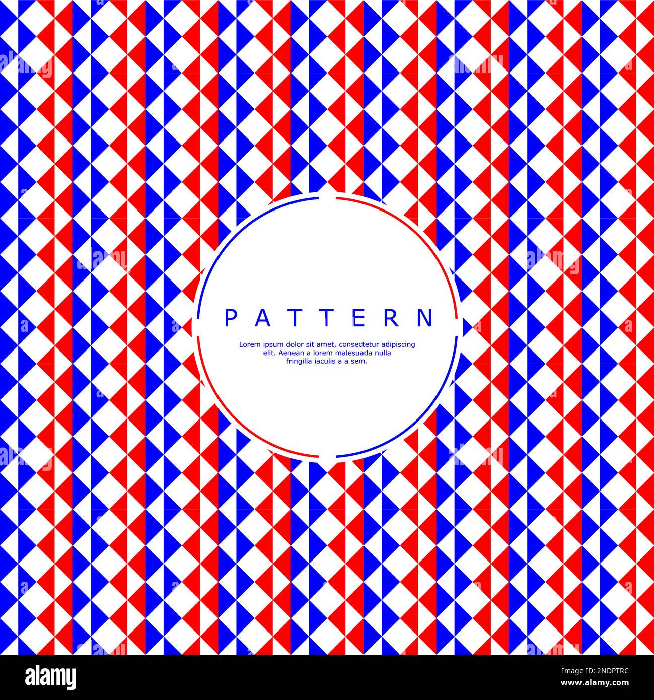 Dreiecksformen abstraktes, nahtloses Musterdesign. Modernes Grundmuster. Stock Vektor