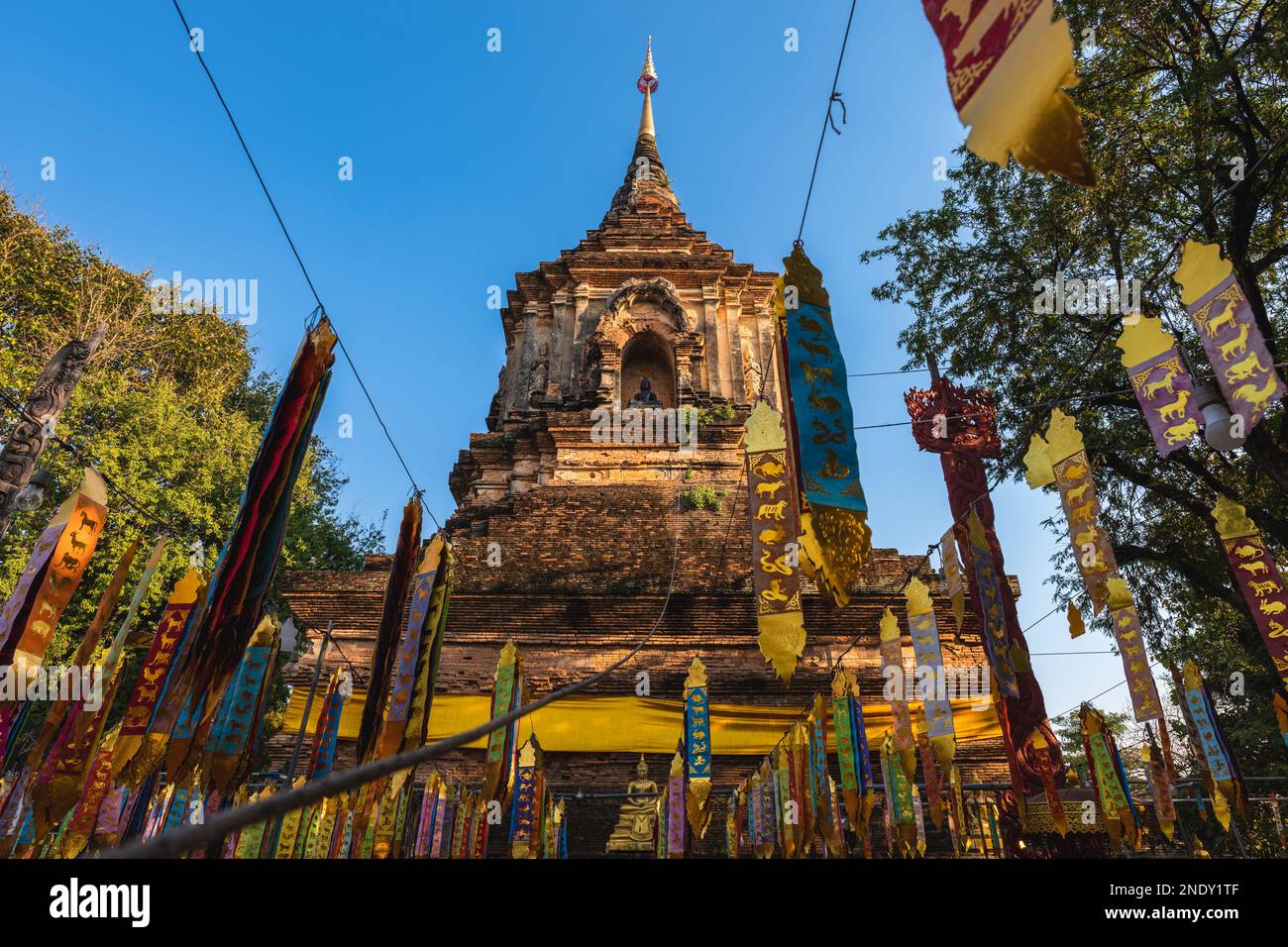 Wat Lok Moli, alias Wat Lok Molee, in Chiang Mai, Thailand Stockfoto