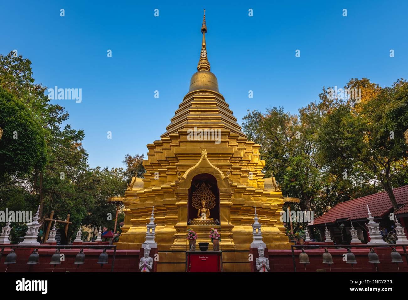 Wat Phan Ohn befindet sich in der altstadt von chiang Mai, thailand Stockfoto