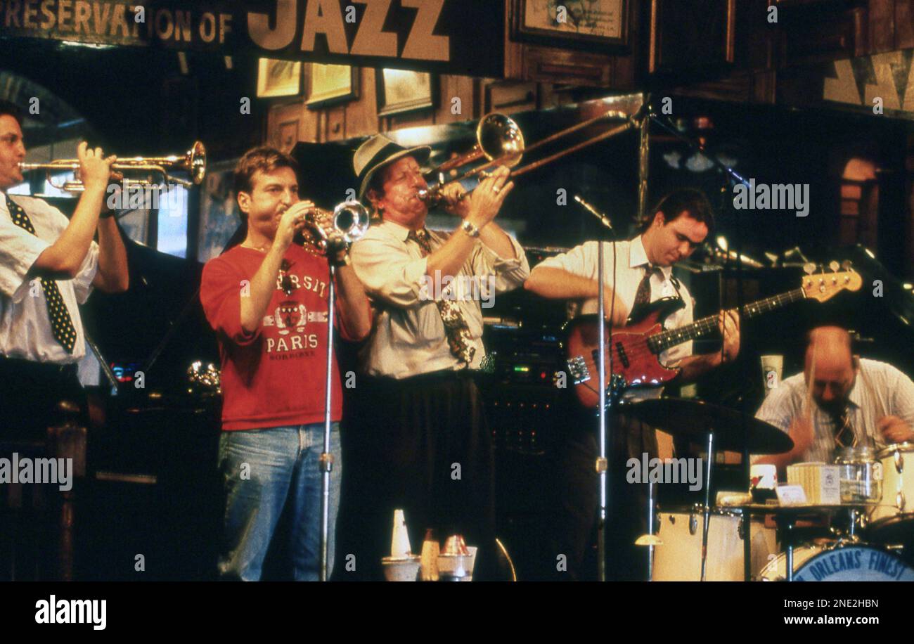Traditioneller Jazz im New Orleans Jazz Club Stockfoto