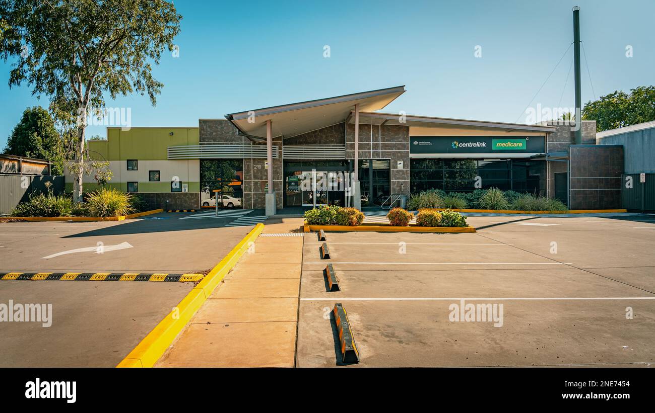 Tamworth, New South Wales, Australien - modernes Centrelink-Gebäude Stockfoto