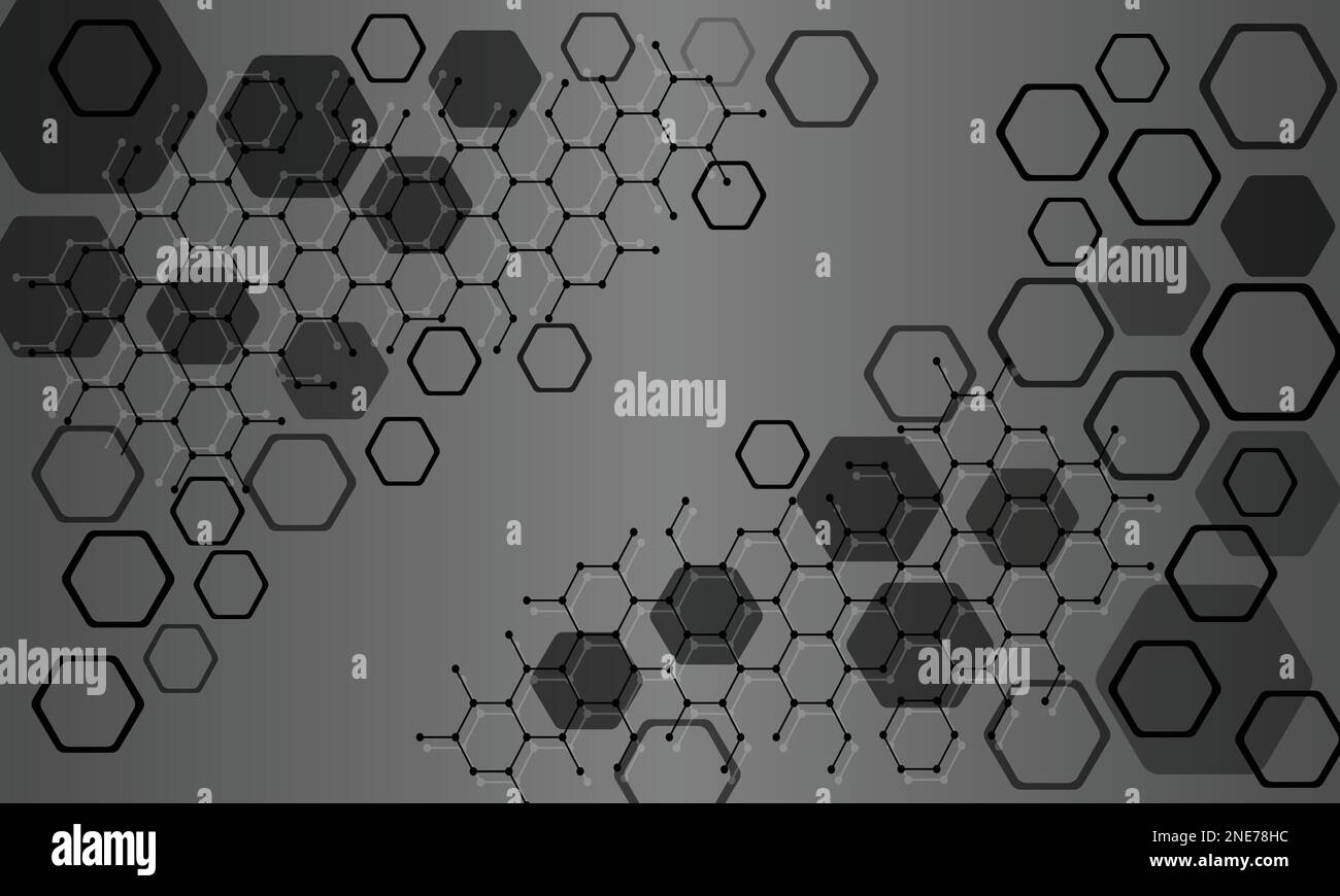 Schwarze Technologie abstrakt futuristischen Hintergrund Stock Vektor