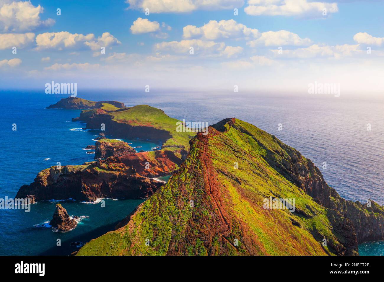 Halbinsel Sao Lourenco und Leuchtturm Farol da Ponta, Madeira, Portugal Stockfoto