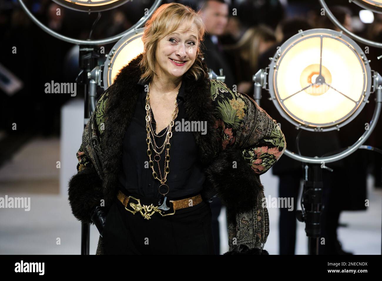 Caroline Goodall fotografierte am 18. Januar 2023 auf der britischen Premiere der Fabelmans bei Curzon Mayfair in London, Großbritannien. Stockfoto