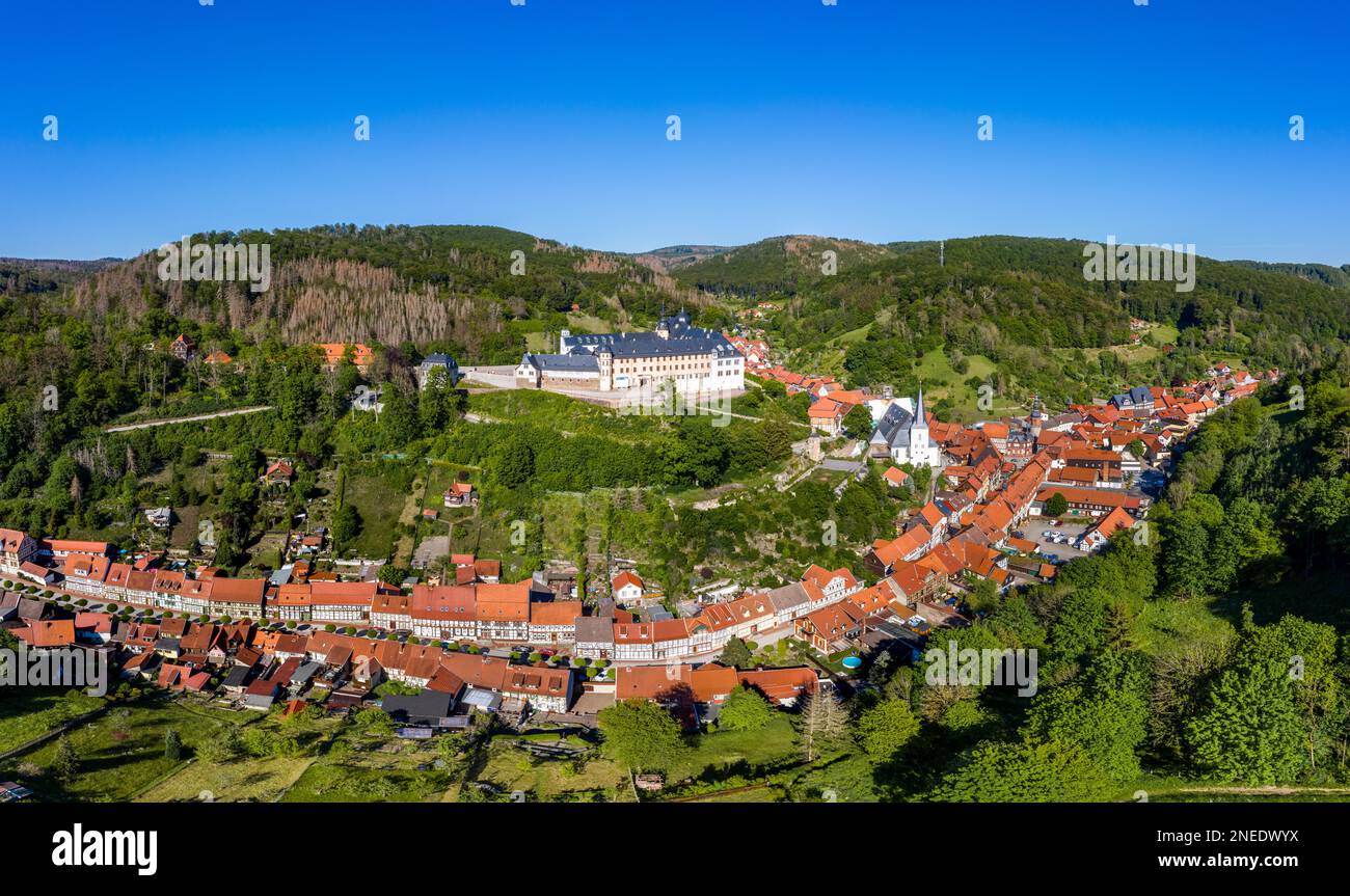 Stolberg in der europäischen Stadt Harz Stockfoto
