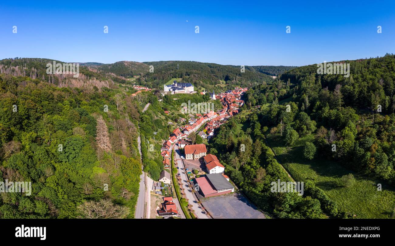 Stolberg in der europäischen Stadt Harz Stockfoto