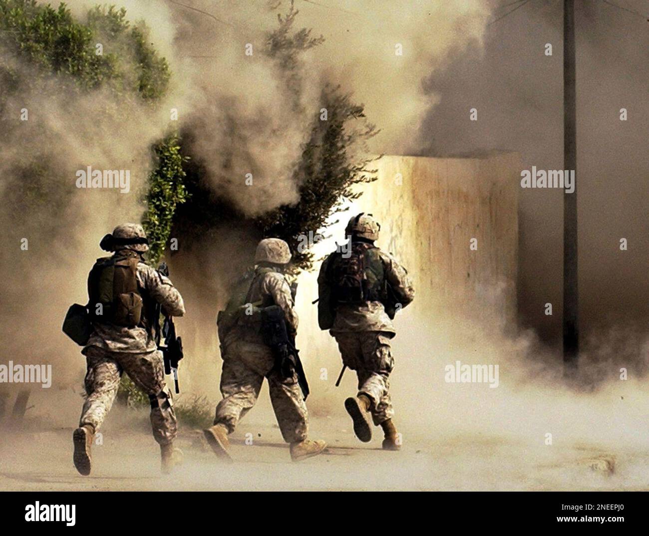 FILE In this Oct. 26, 2004, file photo, U.S. Marines from the 2nd