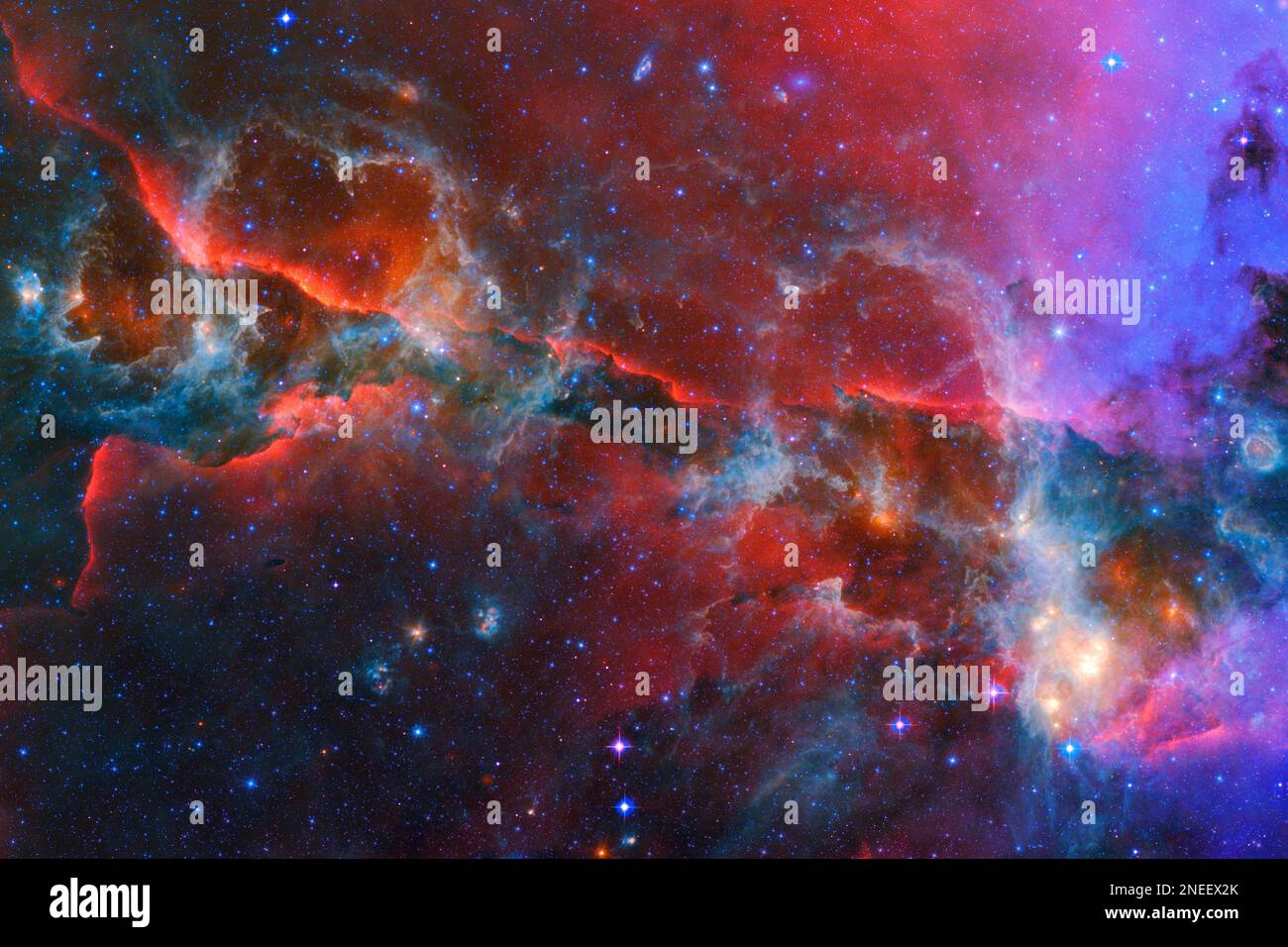 Galaxie Tausende Lichtjahre weit weg von der Erde. Elemente dieses Bildes, bereitgestellt von der NASA Stockfoto