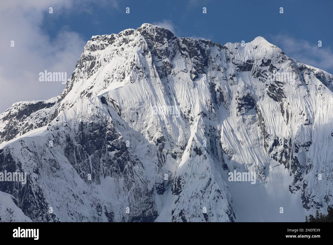 Mountain Winter Wonderland Stockfoto