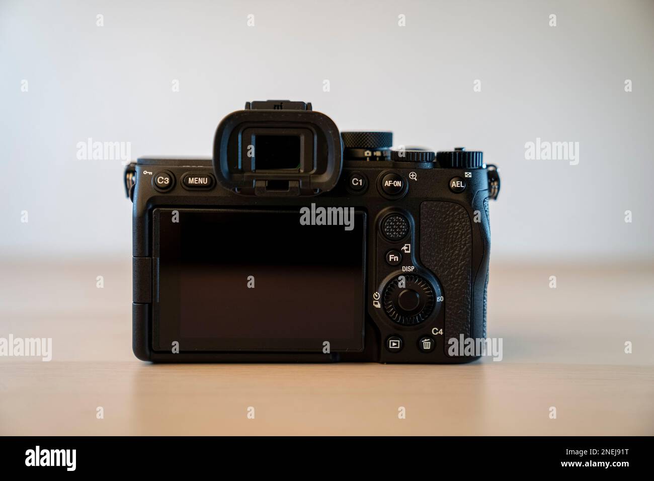 Sony Alpha A7 IV Hybrid MILC Kamera ohne Spiegel, Kameragehäuse. Die beste spiegellose Kamera. Sony Alpha Stockfoto
