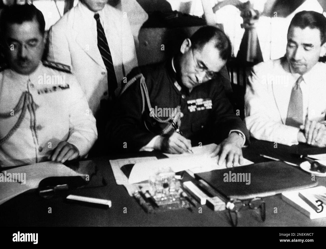 Major General Raishiro Sumita, Chief of the Japanese military ...
