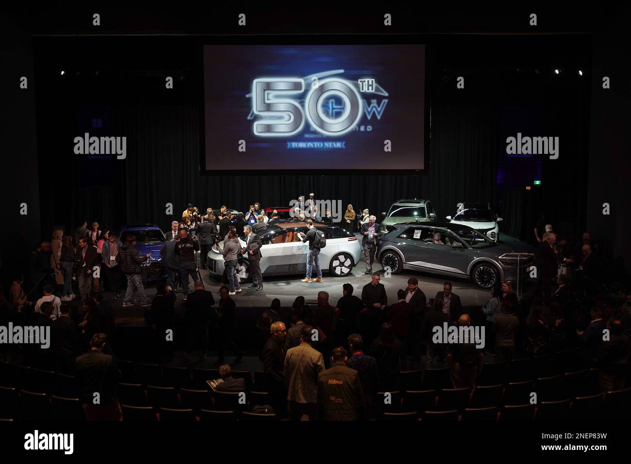 Toronto, Kanada. 23. Februar 2023 2023 jährt sich die Canadian International Autoshow zum 50. Mal. Wayne Sze/Alamy Live News Stockfoto