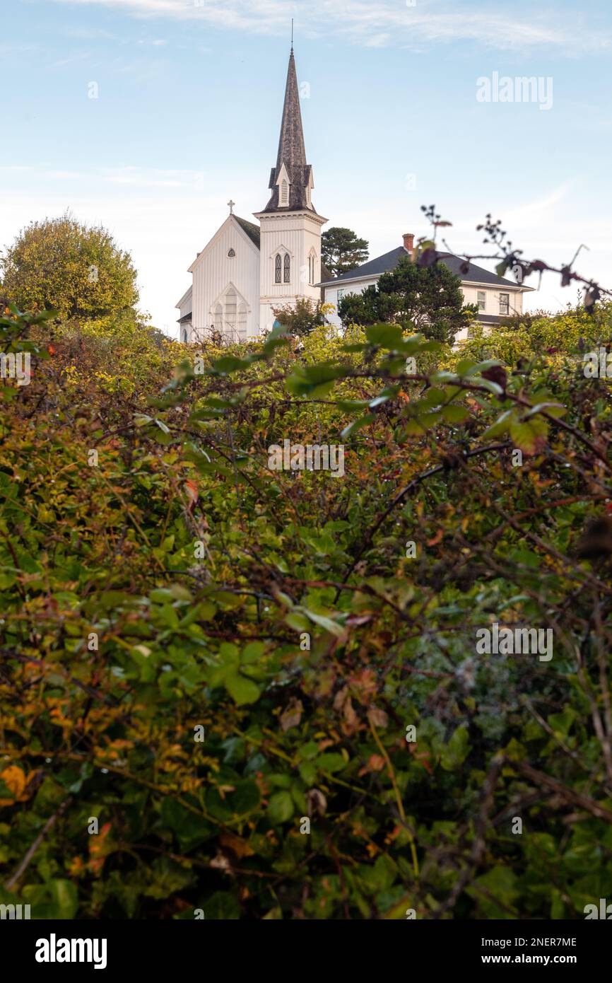 Mendocino presbyterianische kirche Fotos und Bildmaterial in hoher