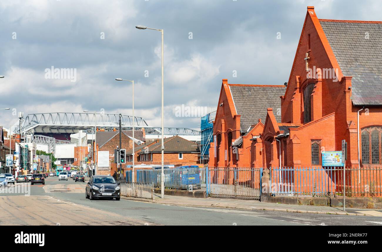 Methodist Church, Oakfield Road, Anfield, Liverpool. Abbildung: 2022. Stockfoto