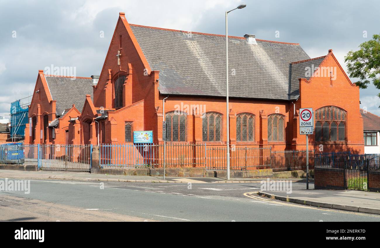 Methodist Church, Oakfield Road, Anfield, Liverpool. Abbildung: 2022. Stockfoto