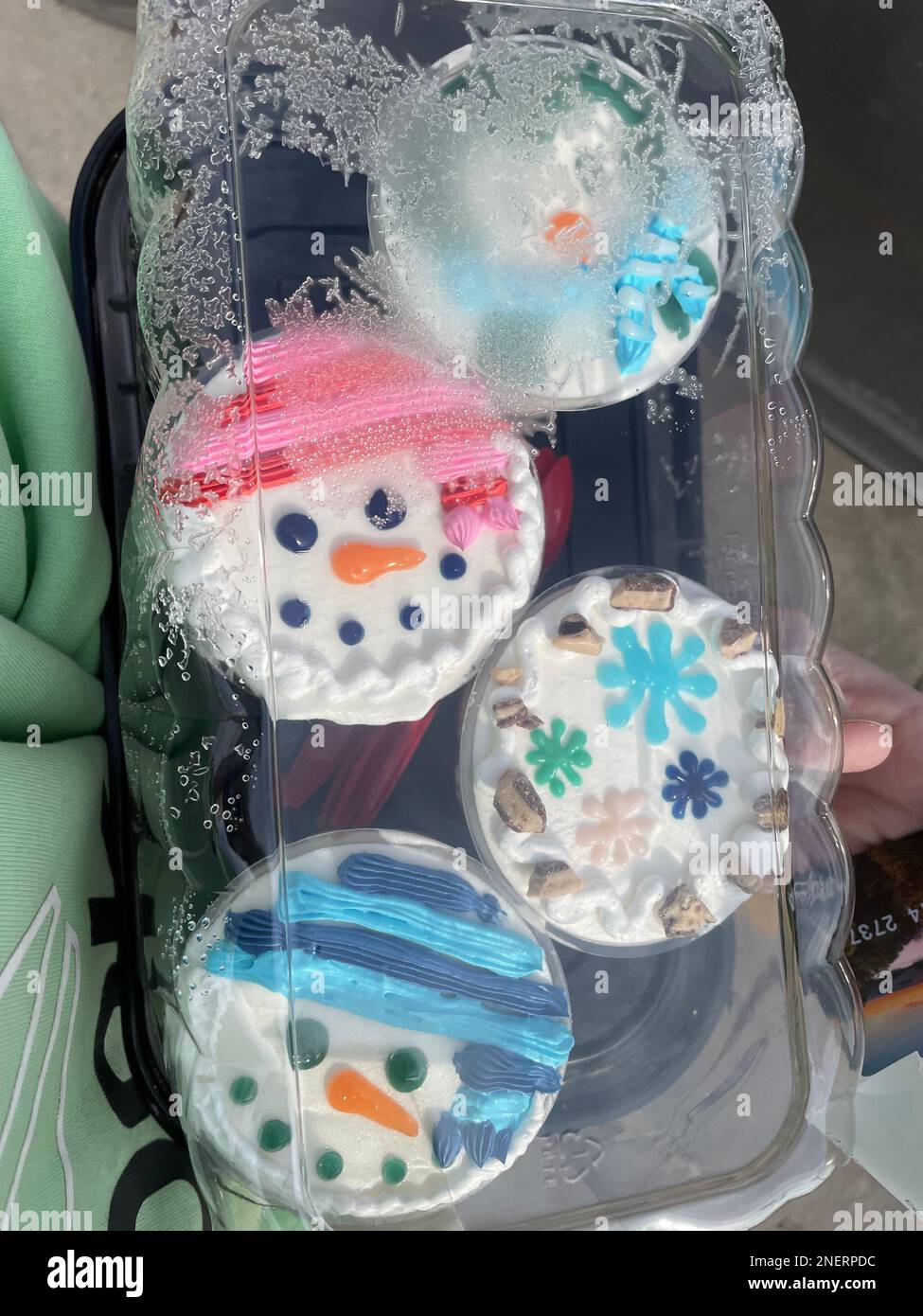 Persönliche Eiscreme-Kuchen von Dairy Queen. Hochwertiges Foto Stockfoto