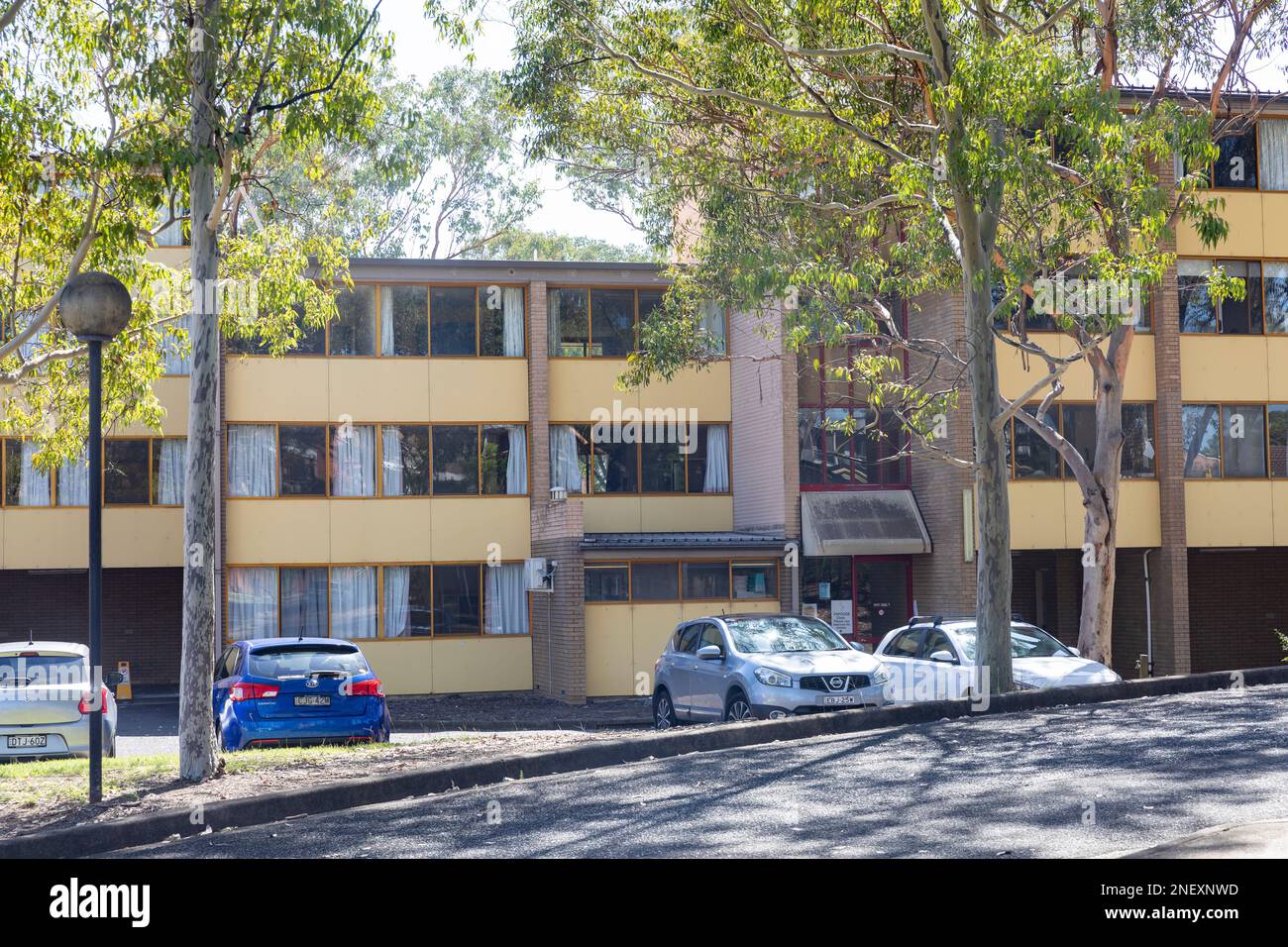 Westmead Gesundheit Sydney Australien Schlüsselarbeiter Unterkunft für medizinisches Personal, Krankenschwestern und Ärzte, Greater Western Sydney, Australien Stockfoto