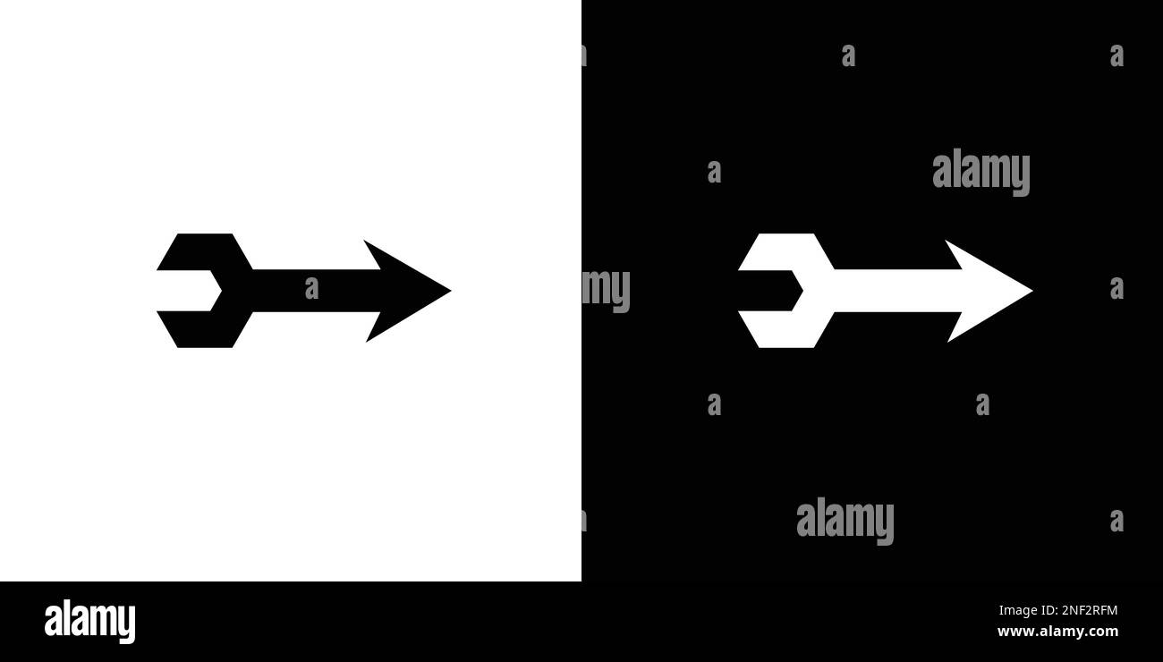 Das GO Logo des Mechanikers ist einzigartig und einfach Stock Vektor