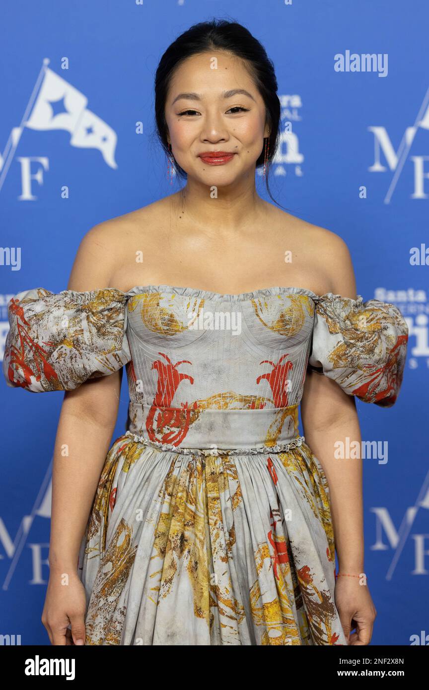 Stephanie Hsu (alles auf einmal) auf dem roten Teppich für den Virtuoso Award des Santa Barbara International Film Festival 2023 Stockfoto