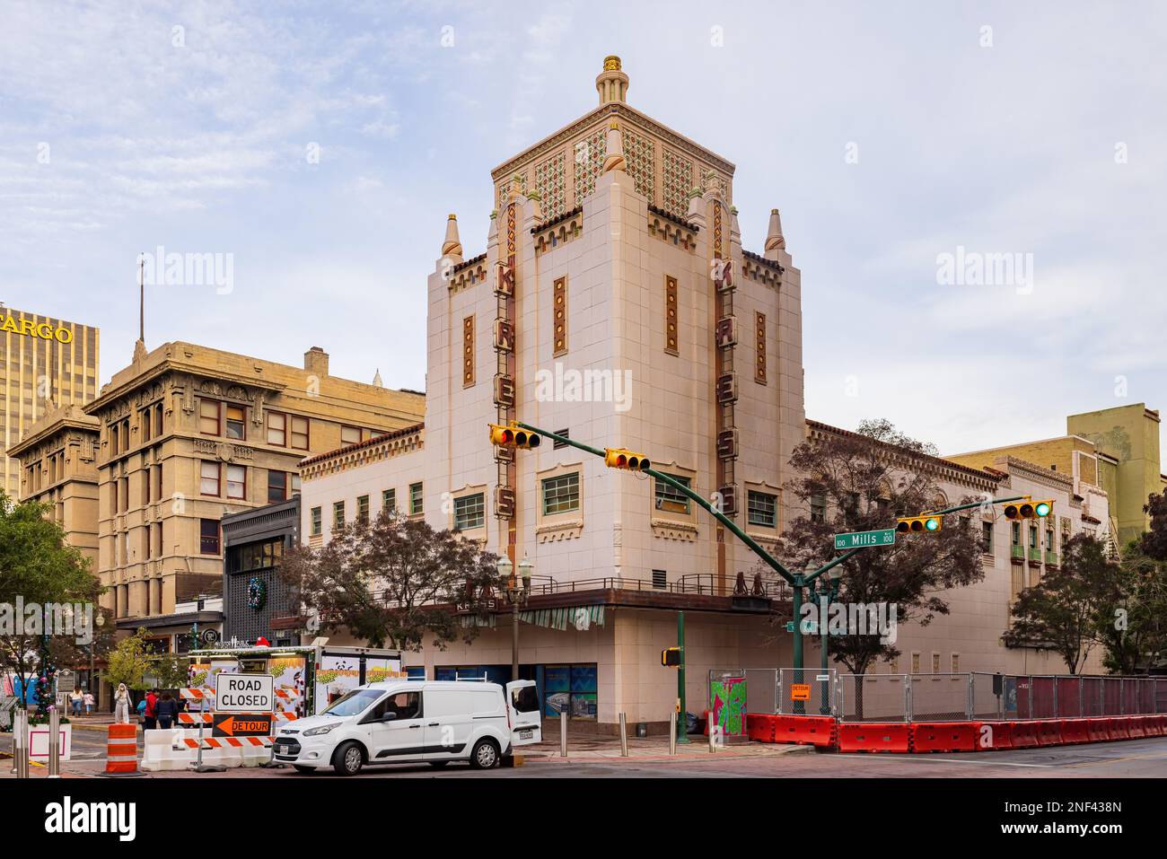 Texas, NOV. 25 2022 - überdachter Blick auf das Stadtzentrum von El Paso Stockfoto