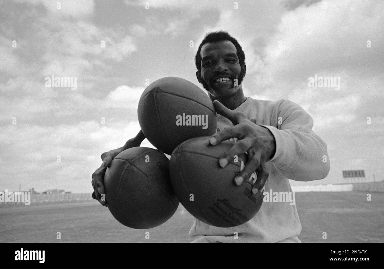 Herb Adderley, Dallas Cowboys cornerback, is shown at the Cowboys