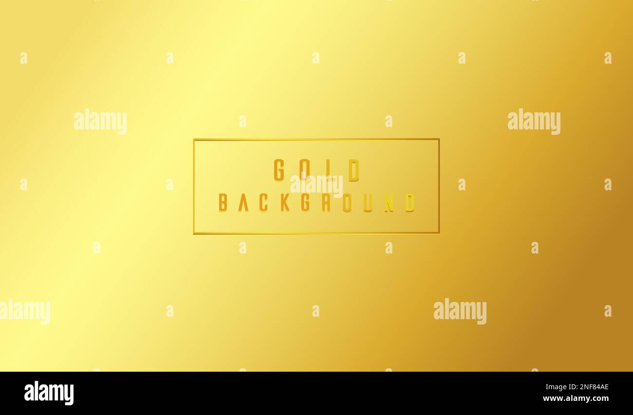 Premium Gold Luxury Metallic Vector Abstrakter Hintergrund Stock Vektor