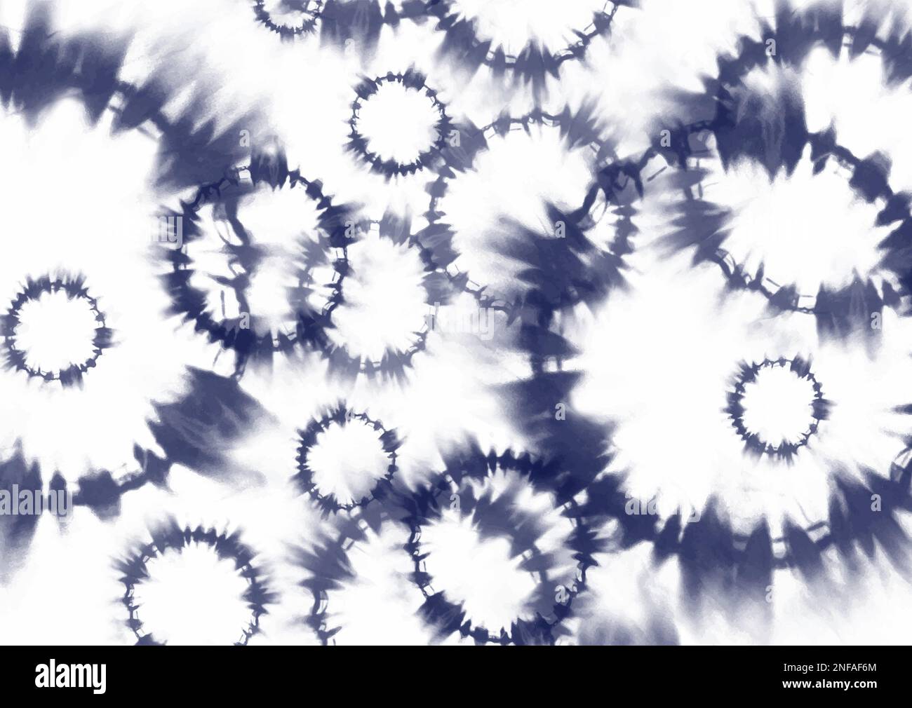 Hintergrunddesign im Shibori-Stil mit Bindegürtel Stock Vektor