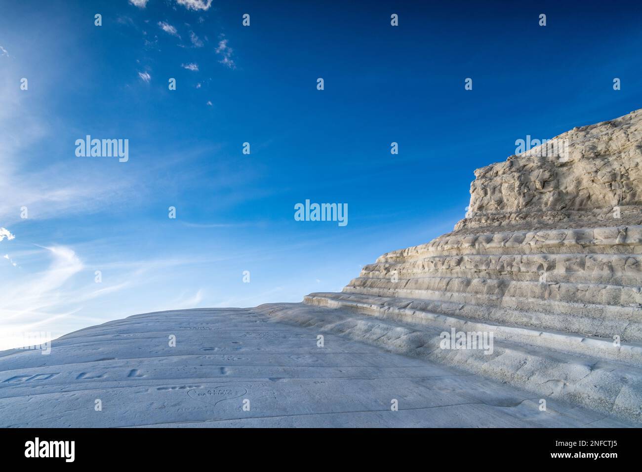 Die Scala dei Turchi, Sizilien Stockfoto