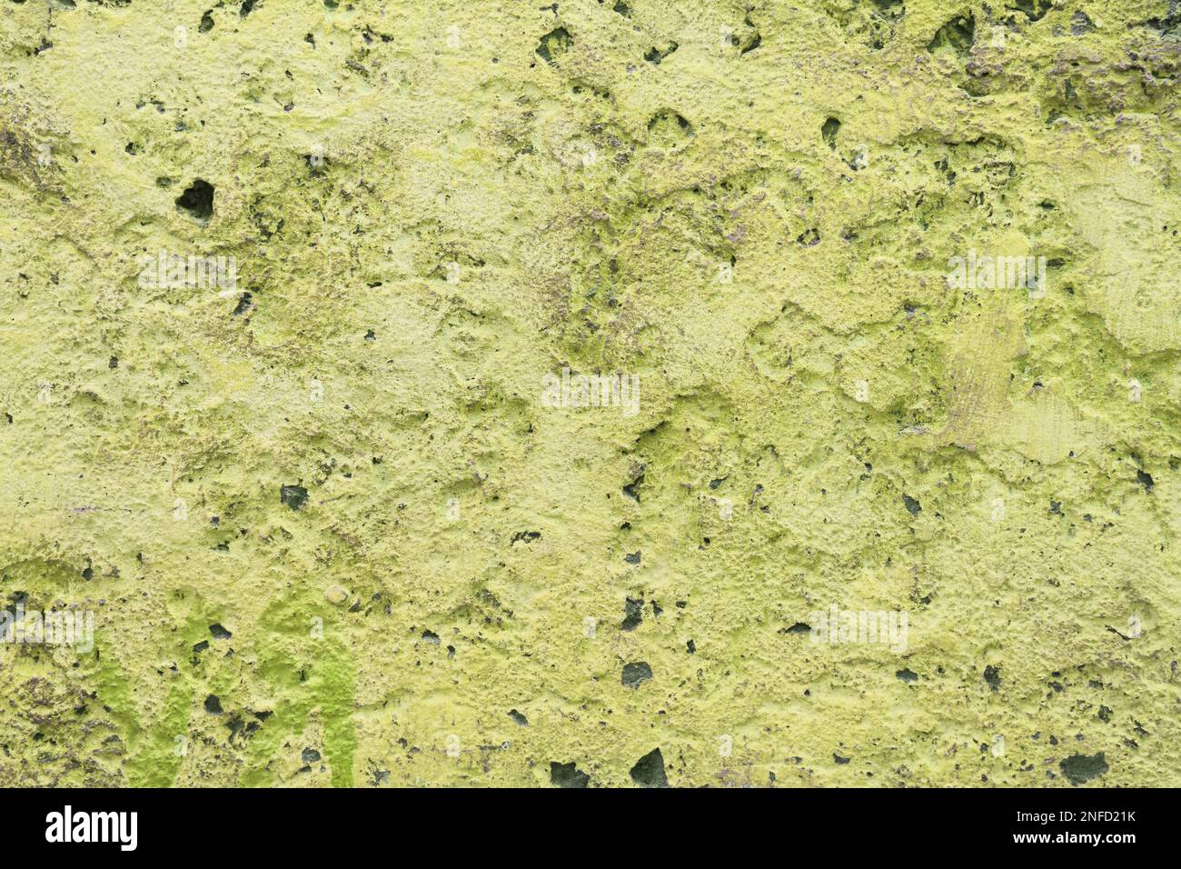 Grunge rauen Hintergrund. Grüne Betonwandtextur in Used-Optik. Hochauflösender Hintergrund. Stockfoto