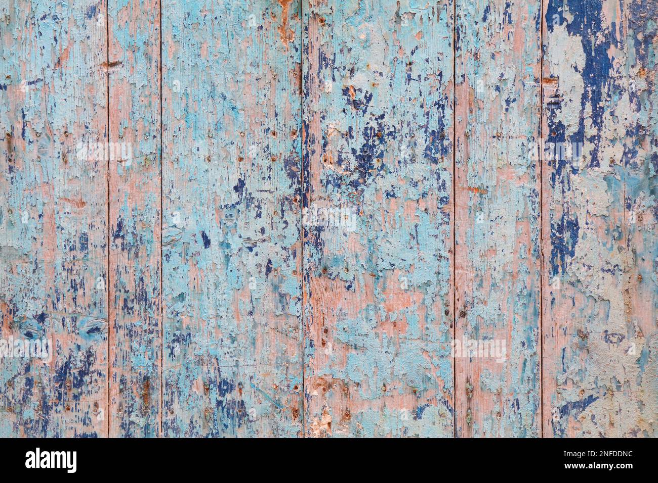 Ein alter Holzhintergrund. Grunge Retro-Holzplanken mit Textur. Stockfoto