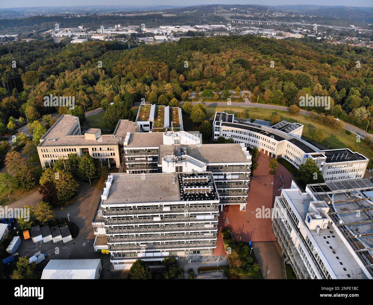 HAGEN, DEUTSCHLAND - 16. SEPTEMBER 2020: Universität Hagen in Deutschland. Die Universität ist auch bekannt als FU Hagen oder FernUniversitat, und ist größte dista Stockfoto