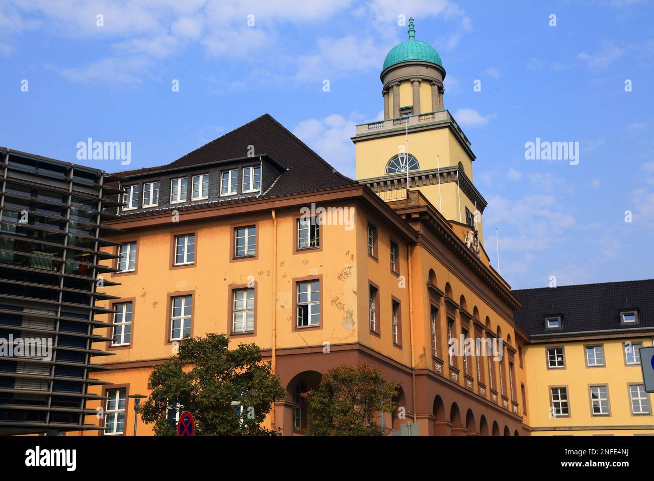 Witten Stadt in Deutschland. Rathaus. Stockfoto