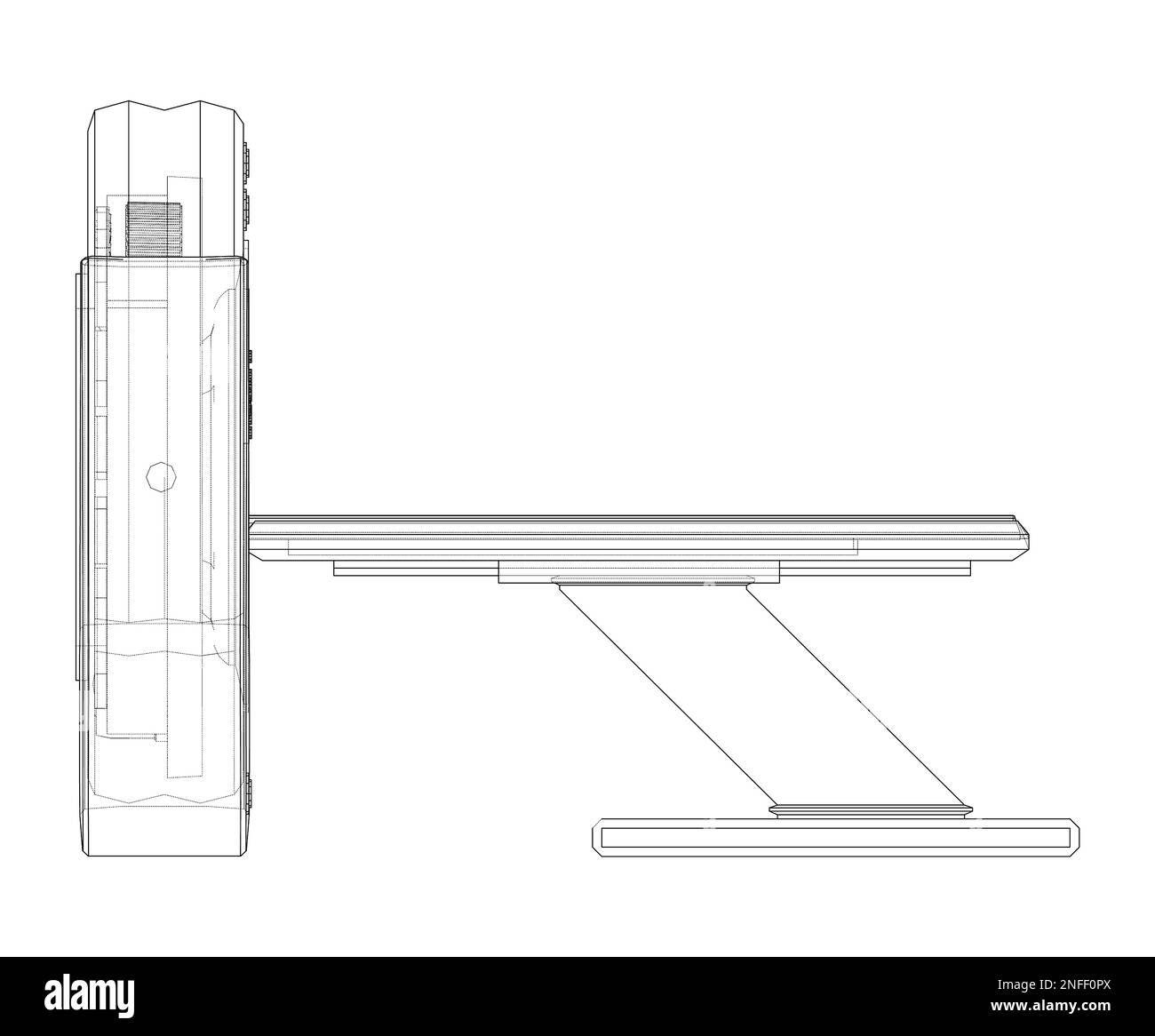 CT-Scanner, MRT-Gerät Stockfoto