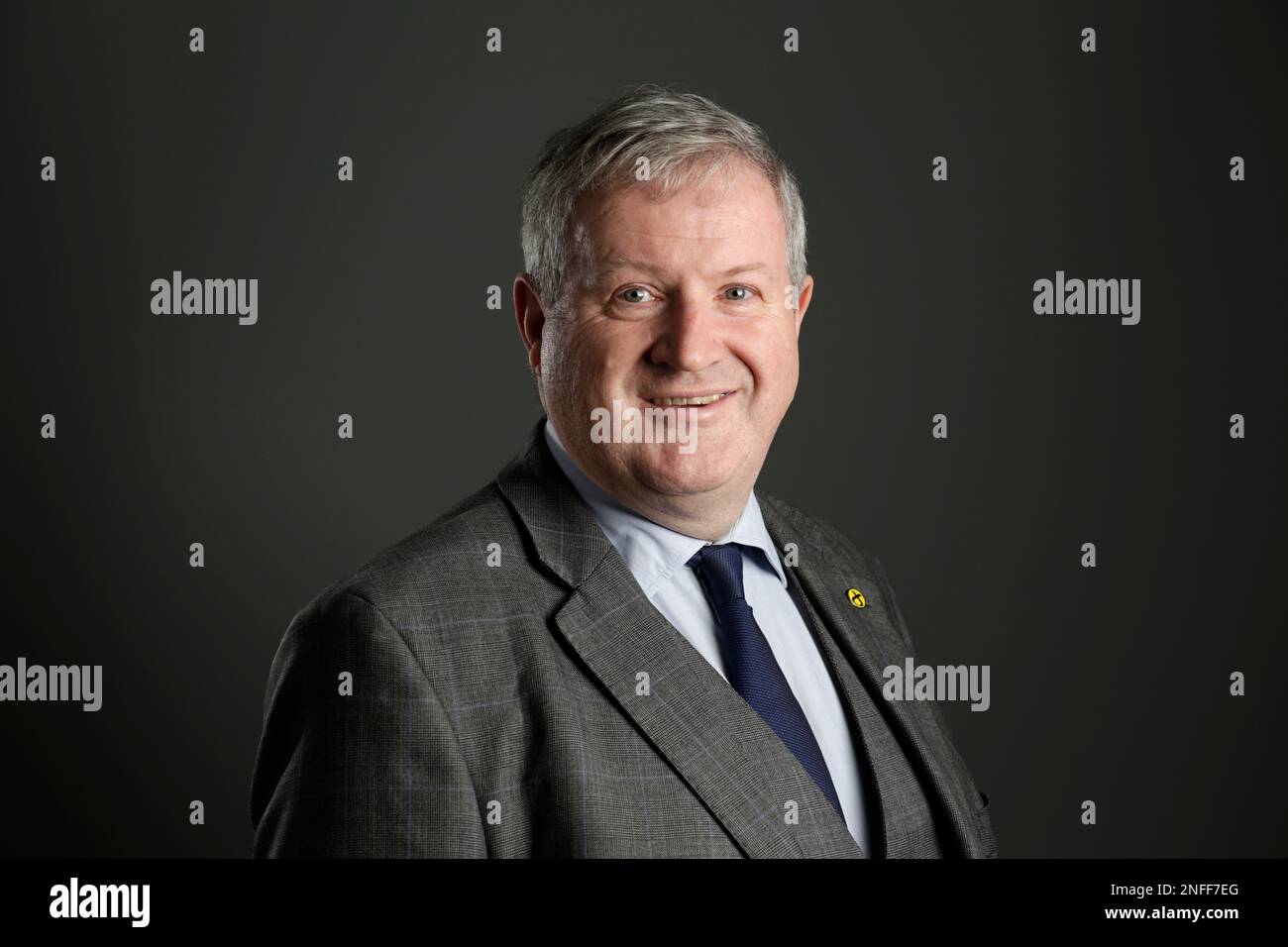 Studio-Porträt von Ian Blackford MP, SNP-Politiker Stockfoto