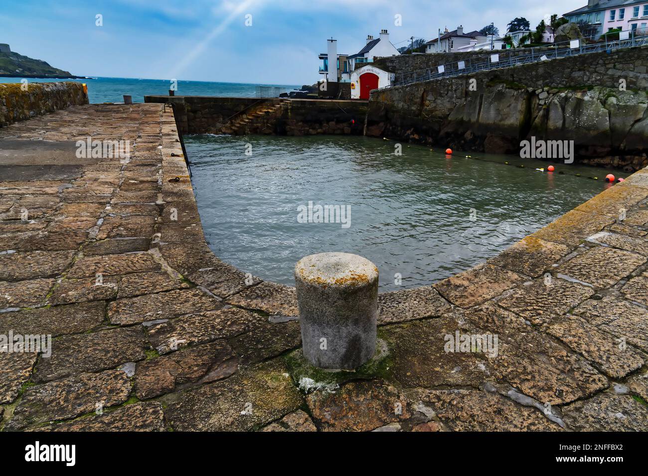 Coliemore Harbour, Dalkey, Irland Stockfoto