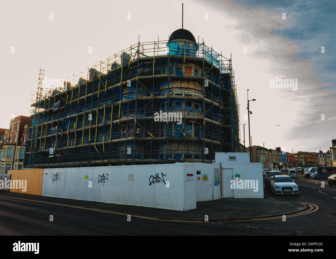 Rex Hotel in Whitley Bay Stockfoto