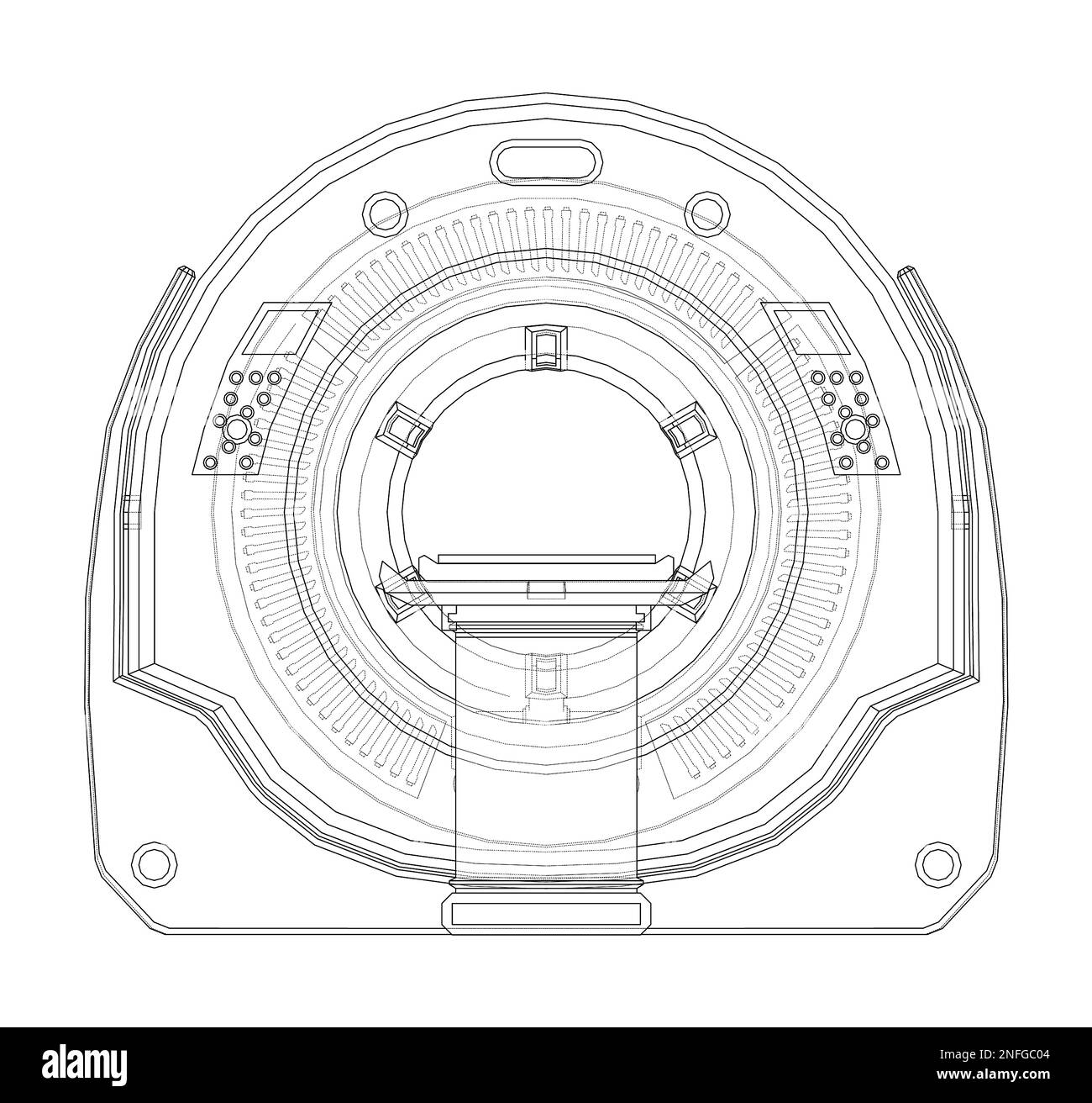 CT-Scanner, MRT-Gerät Stockfoto