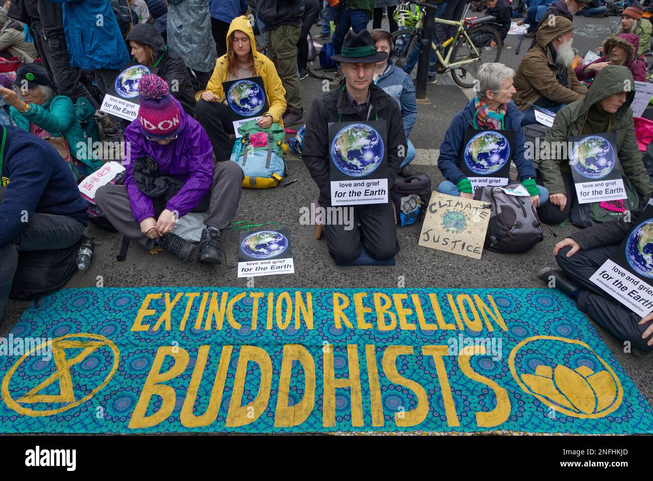 Demonstration Der Rebellion In London Stockfoto