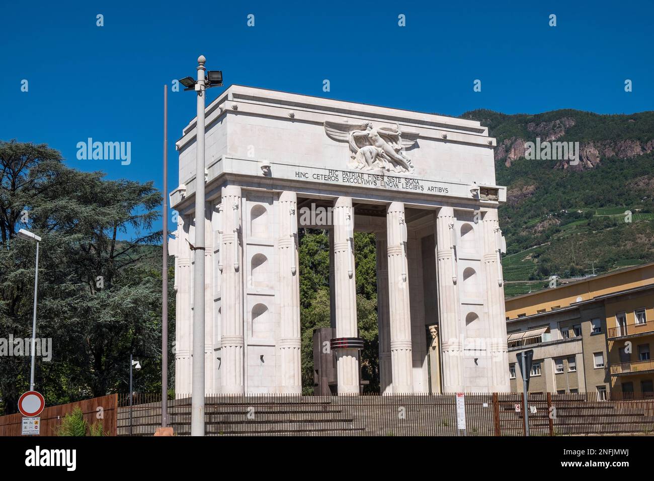 Italien. Trentino Alto Adige. Bozen. Bozen. Das Siegesdenkmal, das den