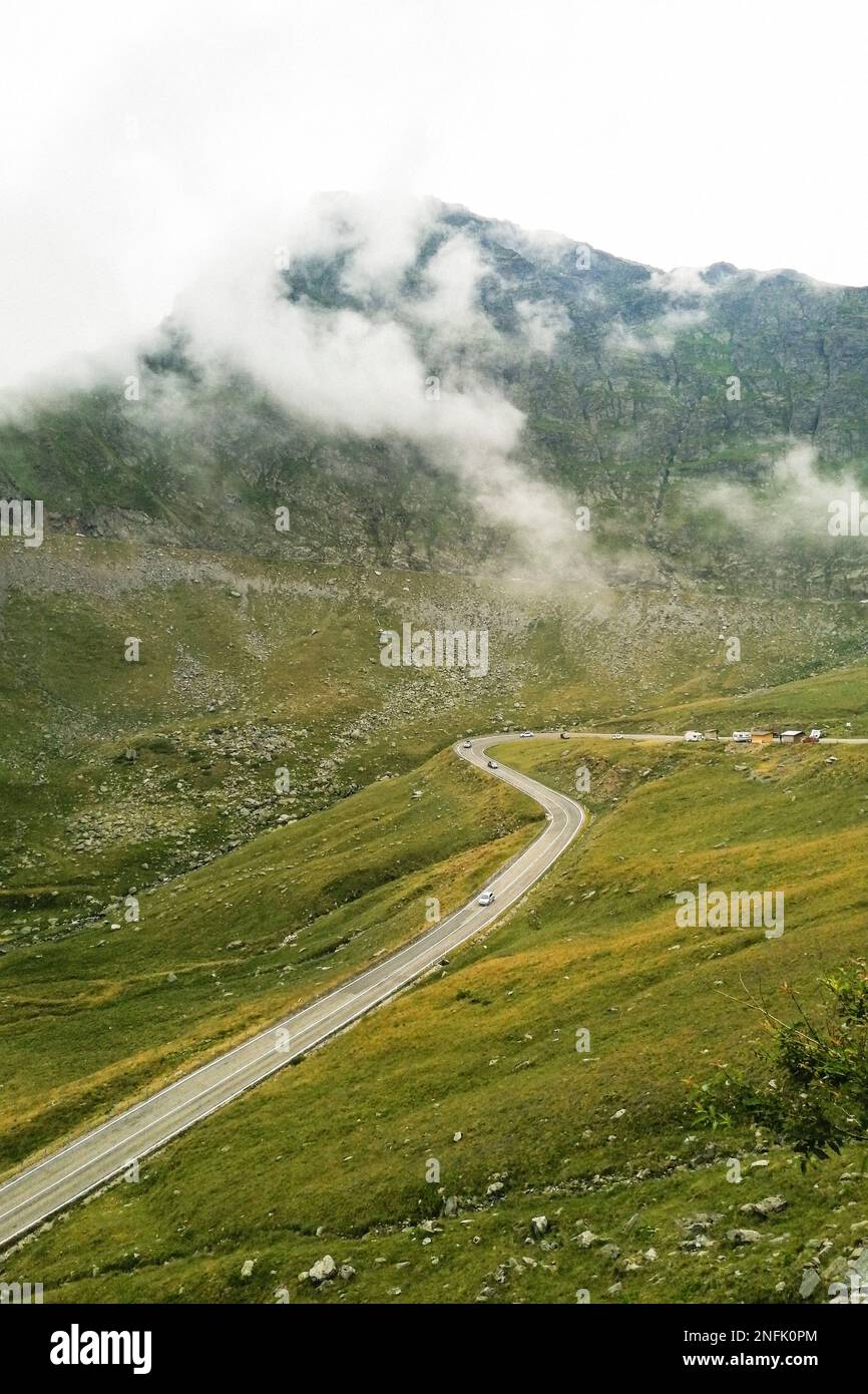 Rumänien. Siebenbürgen. Transfagarasan-Straße Stockfoto