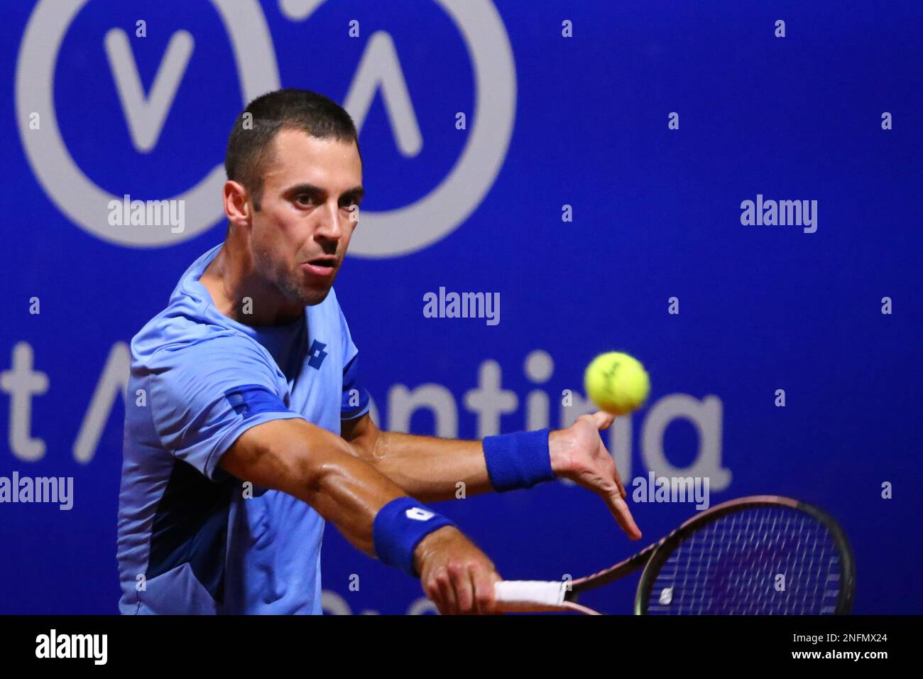 Carlos Alcaráz Tenista Español en el ATP de Buenos Aires Stockfoto