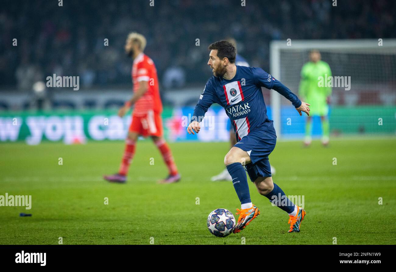 Paris, Frankreich. 14. Februar 2023. Lionel Messi (PSG) Paris Saint-Germain - Bayern München Paris Saint-Germain - Bayern München 14.02.2023 Copyright (n. Stockfoto